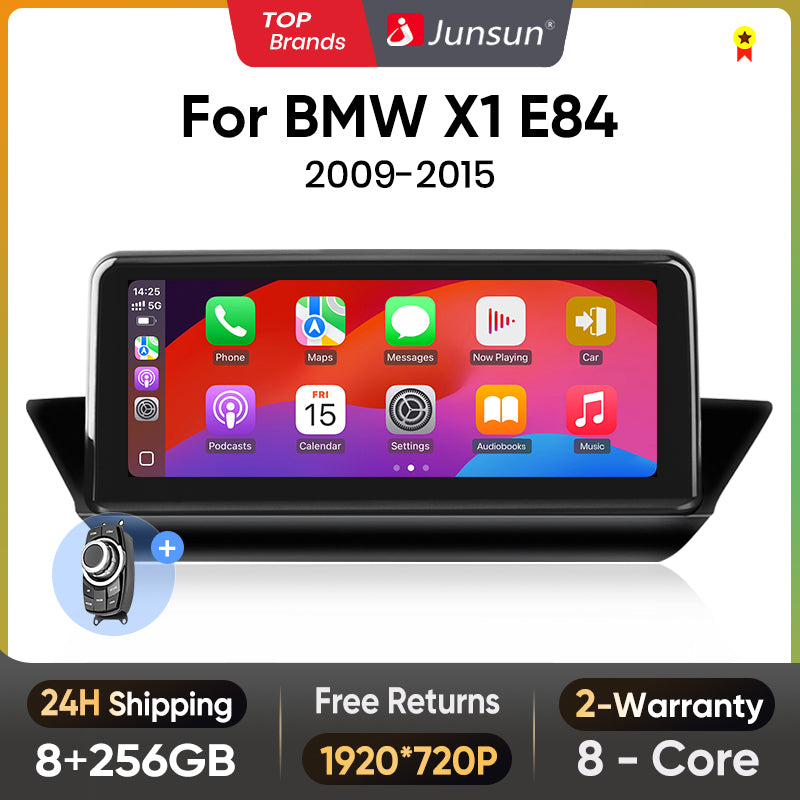 Junsun AI Voice Wireless CarPlay Autoradio Multimedia für BMW X1 E84 2009 2010 2011-2015 DSP Android Auto GPS 8-Core-Autoradio 