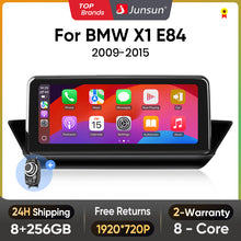 Radio multimedia Junsun AI Voice CarPlay inalámbrica para BMW X1 E84 2009-2015, DSP, Android Auto, GPS, 8 núcleos 