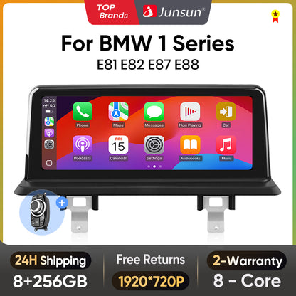 Junsun AI Stimme Drahtlose CarPlay Auto Radio Multimedia Für BMW E81 E82 E87 E88 2005-2012 DSP GPS 8 Core GPS Autoradio 