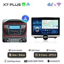 Load image into Gallery viewer, Junsun 11.5&quot; QLED 2K Car Radio Android 13 Wireless CarPlay Auto For Hyundai Tucson 2 ix35 2009-15 Intelligent Systems Multimedia
