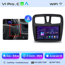 Load image into Gallery viewer, Junsun 11.5&quot; QLED 2K Car Radio Android 13 Wireless CarPlayAuto For Renault Logan Sandero2014-2019 Intelligent Systems Multimedia
