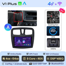 Load image into Gallery viewer, Junsun 11.5&quot; QLED 2K Car Radio Android 13 Wireless CarPlayAuto For Renault Logan Sandero2014-2019 Intelligent Systems Multimedia
