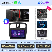 Load image into Gallery viewer, Junsun 11.5&quot; QLED 2K Car Radio Android 13 Wireless CarPlayAuto For Renault Logan Sandero2014-2019 Intelligent Systems Multimedia
