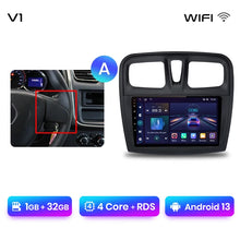 Load image into Gallery viewer, Junsun 11.5&quot; QLED 2K Car Radio Android 13 Wireless CarPlayAuto For Renault Logan Sandero2014-2019 Intelligent Systems Multimedia
