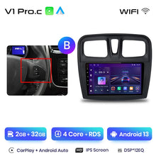 Load image into Gallery viewer, Junsun 11.5&quot; QLED 2K Car Radio Android 13 Wireless CarPlayAuto For Renault Logan Sandero2014-2019 Intelligent Systems Multimedia
