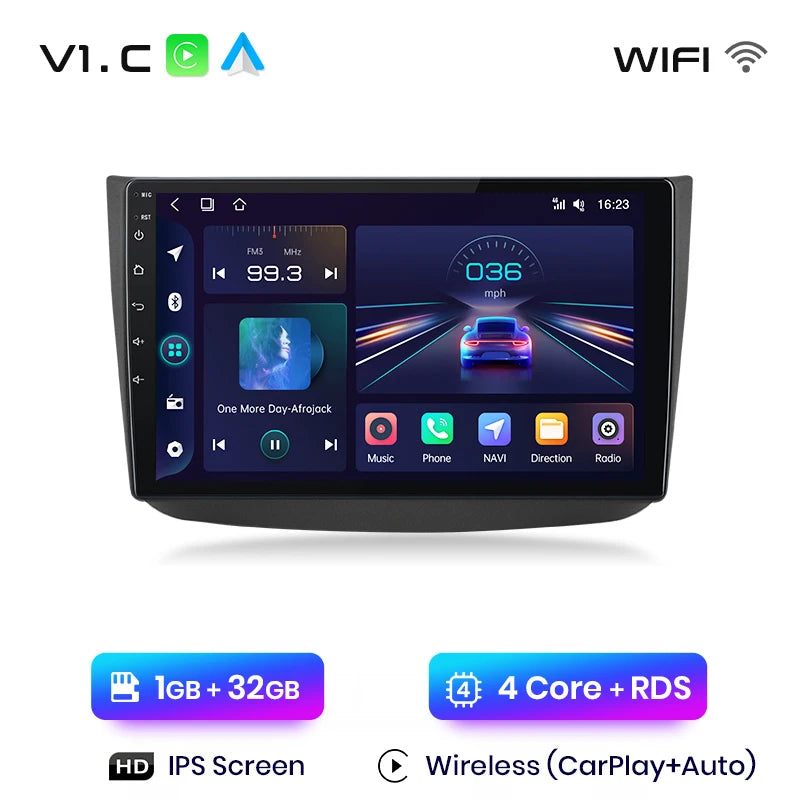 Radio Junsun Android Auto para Mercedes-Benz Vito 2 W639 Viano 2 (2003-2015), Carplay 4G, GPS, 2 DIN 