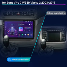 Radio Junsun Android Auto para Mercedes-Benz Vito 2 W639 Viano 2 (2003-2015), Carplay 4G, GPS, 2 DIN 