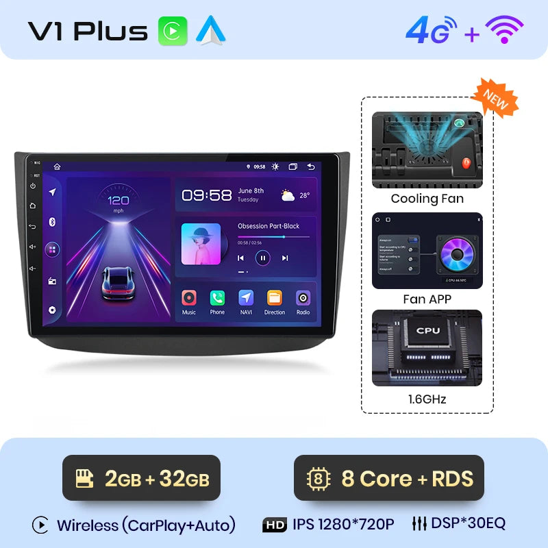 Junsun Android Auto Radio For Mercedes-Benz Vito 2 W639 Viano 2 2003 - 2015 Carplay 4G Car Multimedia GPS 2din Autoradio