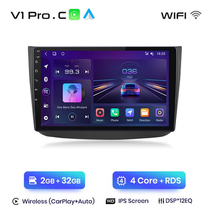 Radio Junsun Android Auto para Mercedes-Benz Vito 2 W639 Viano 2 (2003-2015), Carplay 4G, GPS, 2 DIN 