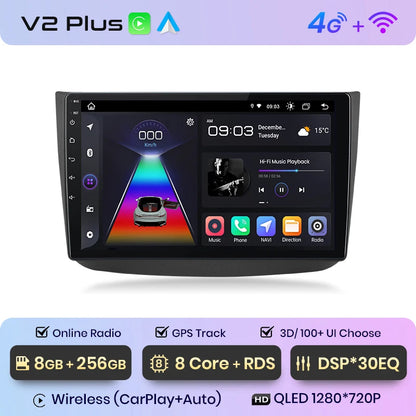 Radio Junsun Android Auto para Mercedes-Benz Vito 2 W639 Viano 2 (2003-2015), Carplay 4G, GPS, 2 DIN 