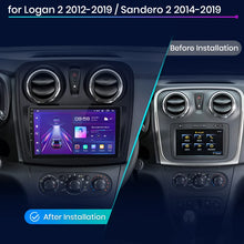 Load image into Gallery viewer, Junsun V1 AI Voice Android Auto Radio For Renault Logan 2 Sandero 2014-2019 Wireless CarPlay Car Multimedia GPS 2din autoradio
