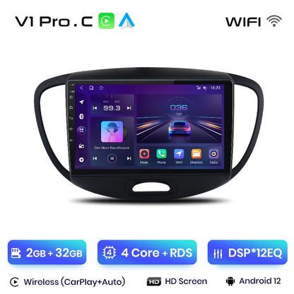 Junsun V1 AI Stimme Drahtlose CarPlay Android Auto Radio Für Hyundai Grand i10 2008-2012 4G Auto Multimedia GPS 2din autoradio