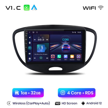 Junsun V1 AI Stimme Drahtlose CarPlay Android Auto Radio Für Hyundai Grand i10 2008-2012 4G Auto Multimedia GPS 2din autoradio