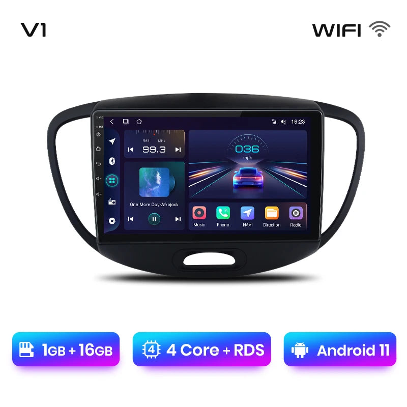 Junsun V1 AI Stimme Drahtlose CarPlay Android Auto Radio Für Hyundai Grand i10 2008-2012 4G Auto Multimedia GPS 2din autoradio