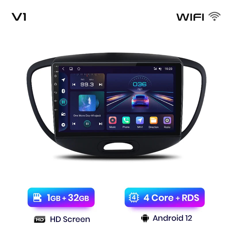 Junsun V1 AI Stimme Drahtlose CarPlay Android Auto Radio Für Hyundai Grand i10 2008-2012 4G Auto Multimedia GPS 2din autoradio
