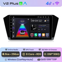 Load image into Gallery viewer, Junsun V1 AI Voice Wireless CarPlay Android Auto Radio For VW Volkswagen Passat B8 2015-2020 4G Car Multimedia GPS 2din autoradi
