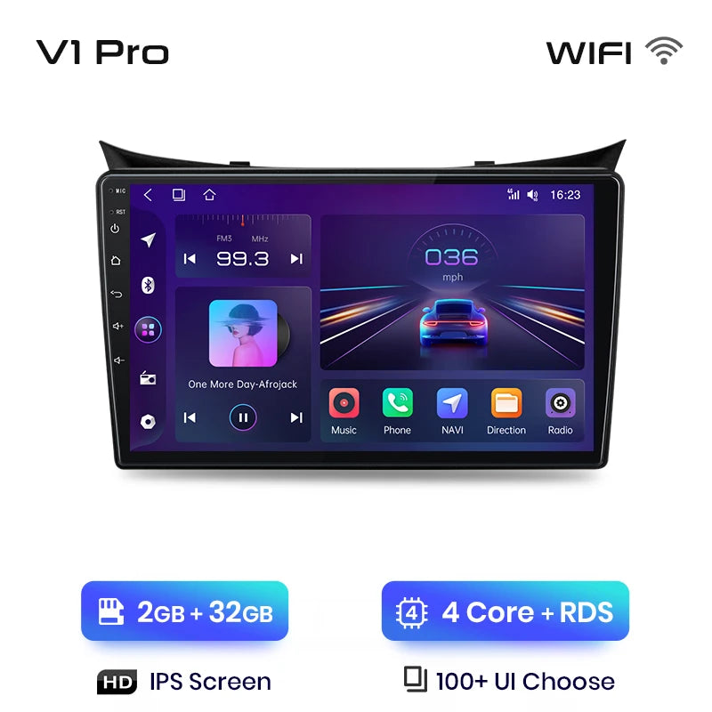 Junsun V1 Wireless CarPlay Android Auto Car Radio for Hyundai I30 Elantra GT 2011-2017 Car Intelligent Systems Smart Autoradio