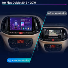 Junsun V1 - Radio inalámbrica con CarPlay y Android para Fiat Doblo (2015-2019), 4G, GPS, 2DIN 