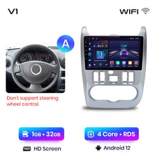 Load image into Gallery viewer, Junsun V1pro 2 din Android Auto Radio for Renault Logan 1 Sandero 2009-2013 Dacia Duster Carplay 4G Car Multimedia GPS autoradio
