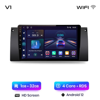 Junsun V1pro AI Voice 2 DIN Android Auto Radio para BMW 5 E39 1995-2003 E53 X5 M5 Carplay 4G Car Multimedia GPS 2 DIN Autoradio 