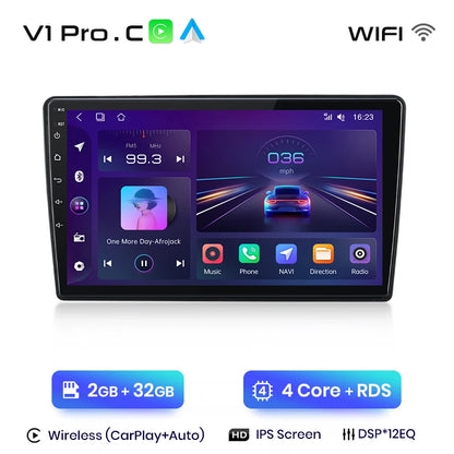 Junsun V1pro AI Stimme 2 din Android Auto Radio Für Ford C-MAX 2003 - 2010 Carplay 4G Auto Multimedia GPS 2din autoradio 