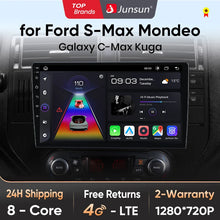 Junsun V1pro AI Voice 2 DIN Android Auto Radio para Ford C-MAX 2003-2010 Carplay 4G Car Multimedia GPS 2 DIN Autoradio 