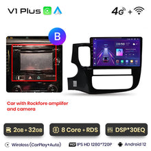 Load image into Gallery viewer, Junsun V1pro AI Voice 2 din Android Auto Radio For Mitsubishi Outlander 3 GF0W GG0W 2012-2018 Carplay Car Multimedia autoradio
