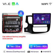 Load image into Gallery viewer, Junsun V1pro AI Voice 2 din Android Auto Radio For Mitsubishi Outlander 3 GF0W GG0W 2012-2018 Carplay Car Multimedia autoradio
