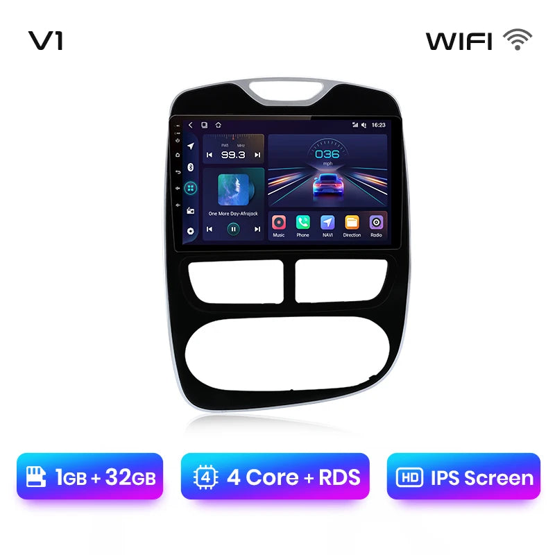 Junsun V1pro AI Voice 2 DIN Android Auto Radio para Renault Clio 4 ZOE 2012-2016 Carplay 4G Car Multimedia GPS 2 DIN Autoradio 