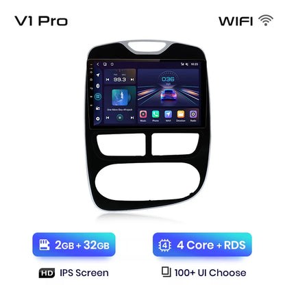 Junsun V1pro AI Voice 2 DIN Android Auto Radio para Renault Clio 4 ZOE 2012-2016 Carplay 4G Car Multimedia GPS 2 DIN Autoradio 