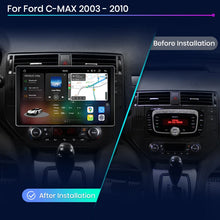Load image into Gallery viewer, Junsun V3 Plus 2K Android 13 Wireless CarPlay Android Auto Car Intelligent Systems For Ford C-MAX 2003 - 2010  7870 Autoradio
