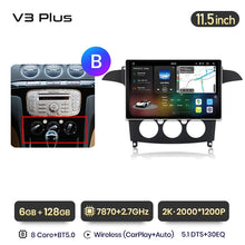 Load image into Gallery viewer, Junsun V3 Plus 2K Android 13 Wireless CarPlay Android Auto Car Intelligent Systems  For Ford S-Max S max 2007 - 2015 Autoradio
