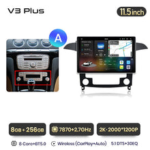 Load image into Gallery viewer, Junsun V3 Plus 2K Android 13 Wireless CarPlay Android Auto Car Intelligent Systems  For Ford S-Max S max 2007 - 2015 Autoradio
