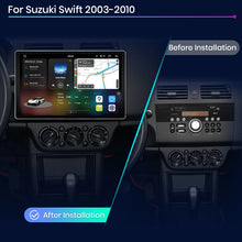 Junsun V3 Plus 2K Android 13 CarPlay inalámbrico Android Auto Sistemas inteligentes para Suzuki Swift 2003-2010 7870 Autoradio 