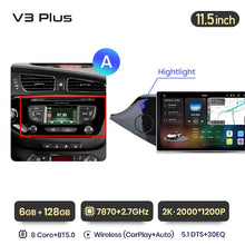 Load image into Gallery viewer, Junsun V3 Plus 2K Android 13 Wireless CarPlay Android Auto Car Intelligent Systems for KIA CEED JD Cee&#39;d 2012-2018 Autoradio
