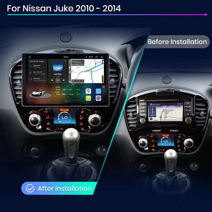 Junsun V3 Plus 2K Android 13 CarPlay inalámbrico Android Auto Sistemas inteligentes para Nissan Juke YF15 2010-2014 Autoradio 