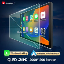 Load image into Gallery viewer, Junsun V3 Plus 2K Android 13 Wireless CarPlay Android Auto Car Intelligent Systems for Nissan Qashqai J10 2006 - 2013 Autoradio
