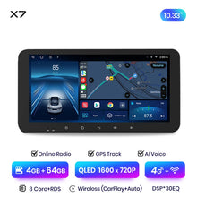 Load image into Gallery viewer, Junsun V3 Plus 2K Android 13 Wireless CarPlay Android Auto Car Intelligent Systems for Nissan Qashqai J10 2006 - 2013 Autoradio
