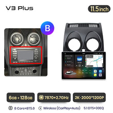 Lade das Bild in den Galerie-Viewer, Junsun V3 Plus 2K Android 13 Drahtlose CarPlay Android Auto Auto Intelligente Systeme für Nissan Qashqai J10 2006 - 2013 Autoradio 
