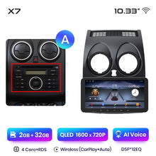 Load image into Gallery viewer, Junsun V3 Plus 2K Android 13 Wireless CarPlay Android Auto Car Intelligent Systems for Nissan Qashqai J10 2006 - 2013 Autoradio
