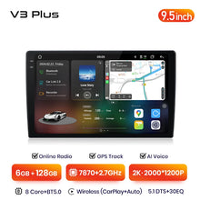 Load image into Gallery viewer, Junsun V3 Plus 2K Android 13 Wireless CarPlay Android Auto Car Intelligent Systems for Peugeot 308 308SW 408 2012-2020 Autoradio
