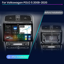 Junsun V3 Plus 2K CarPlay inalámbrico Android Auto Sistemas inteligentes para VW Volkswagen POLO 5 sedán 2008-2020 Autoradio 