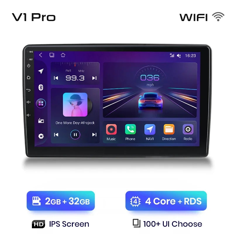 Radio de coche Junsun Wireless CarPlay Android Auto para Ford New Transit 2009, 2010, 2011, 2012, 2013-2019, sistemas inteligentes multimedia 