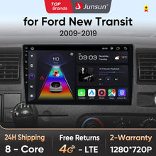 Radio de coche Junsun Wireless CarPlay Android Auto para Ford New Transit 2009, 2010, 2011, 2012, 2013-2019, sistemas inteligentes multimedia 