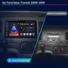 Radio de coche Junsun Wireless CarPlay Android Auto para Ford New Transit 2009, 2010, 2011, 2012, 2013-2019, sistemas inteligentes multimedia 