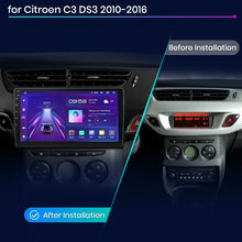 Radio multimedia Junsun con CarPlay inalámbrico y Android Auto para Citroën C3 DS3 (2010-2016), GPS, sistemas inteligentes, autorradio inteligente.