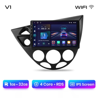 Radio de coche Junsun con CarPlay inalámbrico y Android Auto para Ford Fiesta (1995-2001), Focus Mk1 (1998-2004), sistemas inteligentes para coche. 