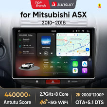 Load image into Gallery viewer, Junsun X7 MAX 13.1“ 2K AI Voice Wireless CarPlay Android Auto Car Radio For Mitsubishi ASX 1 2010 - 2016 Multimedia autoradio
