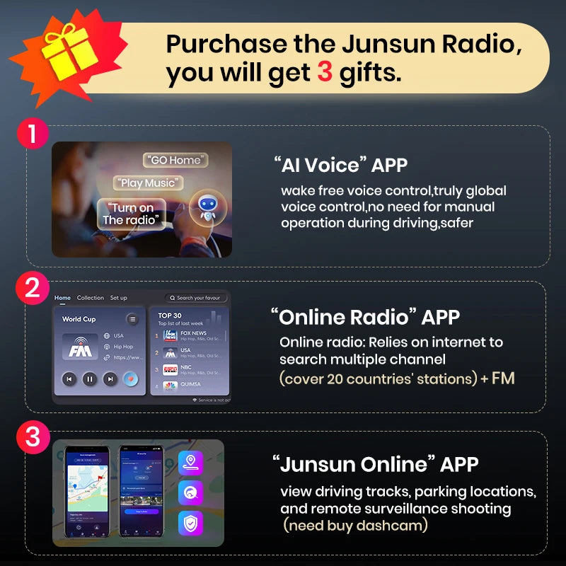 Junsun X7 MAX 13.1“ 2K AI Voice Wireless CarPlay Android Auto Car Radio for Fiat Doblo 2015 - 2019  Multimedia autoradio