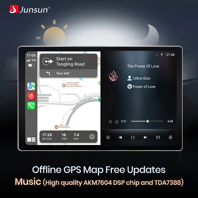 Junsun X7 MAX 13.1“ 2K AI Voice Wireless CarPlay Android Auto Car Radio for Fiat Doblo 2015 - 2019  Multimedia autoradio